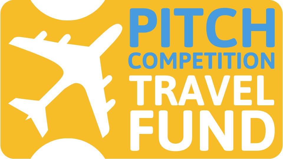 Pitch Competition Travel Fund with a Plane Icon